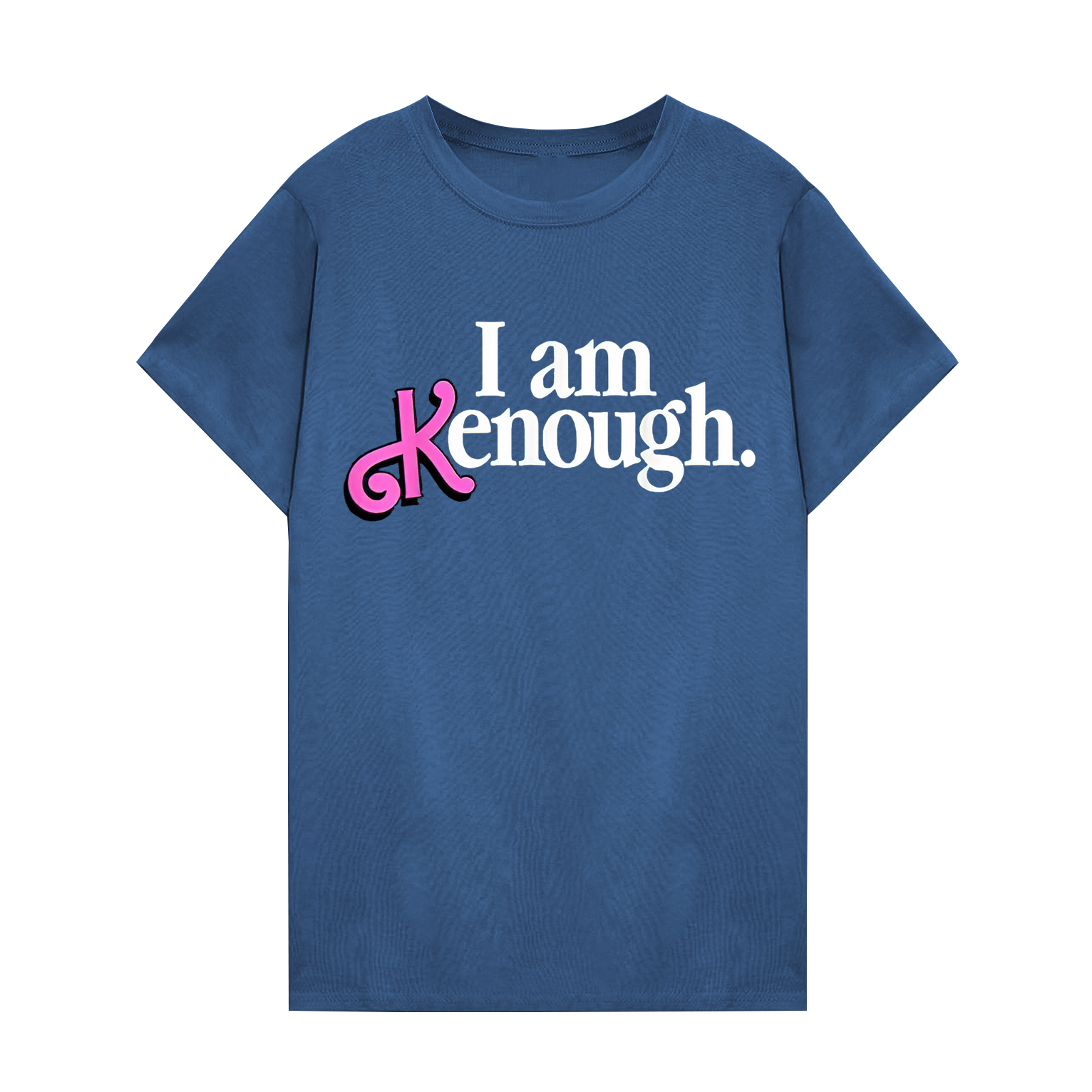 I am Kenough Printed Women's T-shirt-traneing