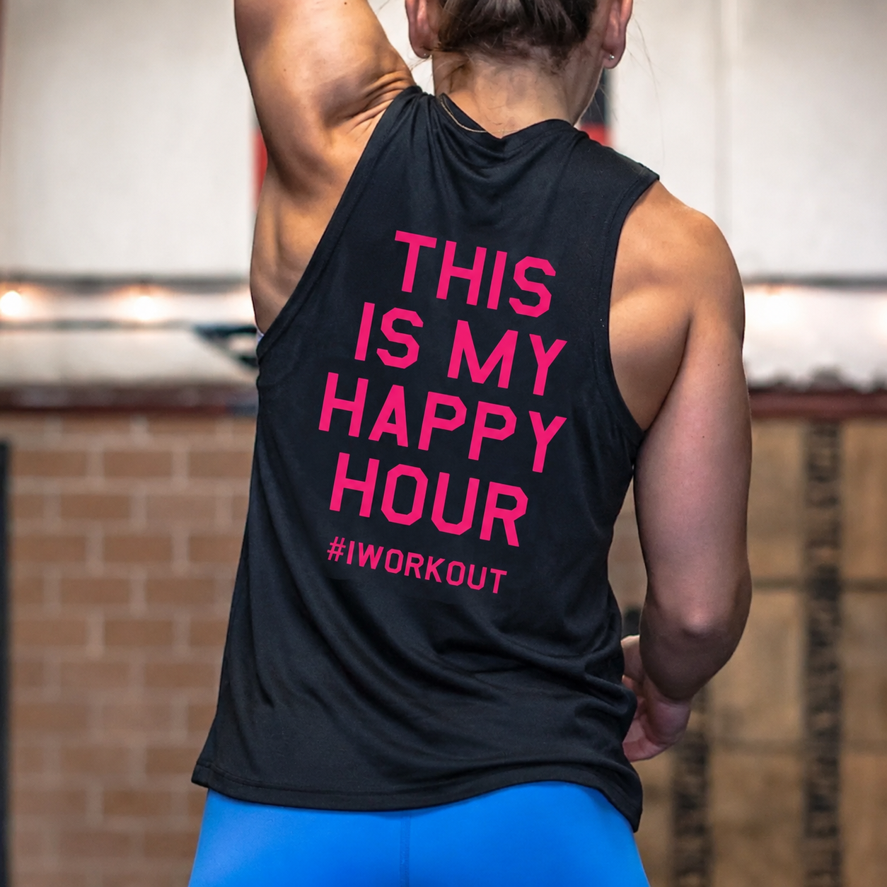 This Is My Happy Hour Printed Women's Vest