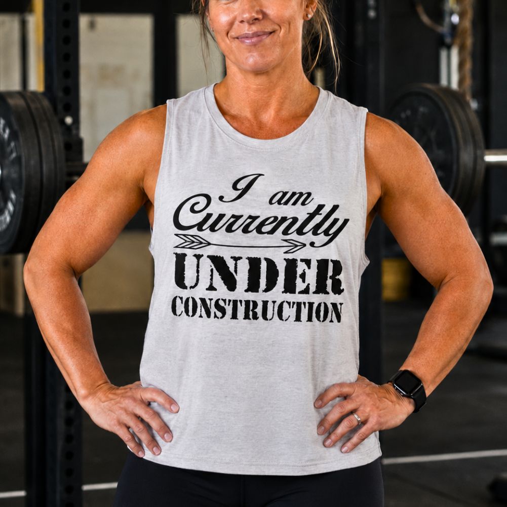 I Am Currently Under Construction Printed Women's Vest