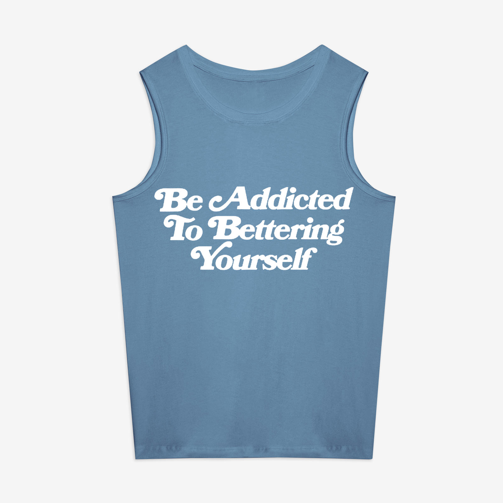 Be Addicted To Bettering Yourself Printed Women's Vest