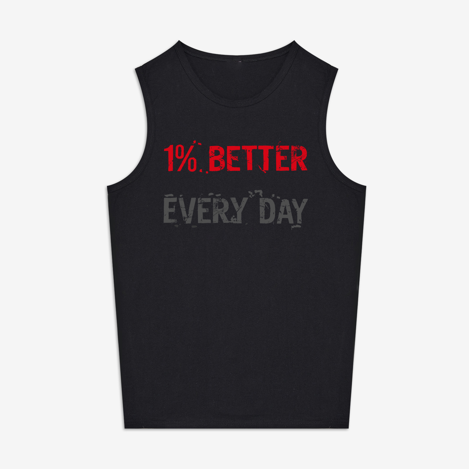 1% Better Every Day Printed Women's Vest