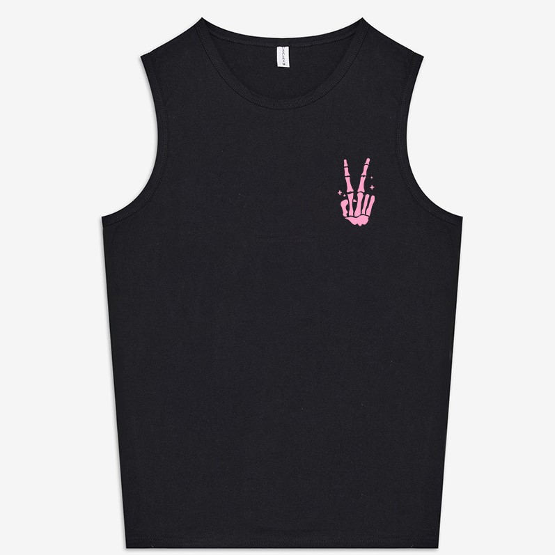 I'm Not Trying To Look Skinny Printed Women's Vest-traneing