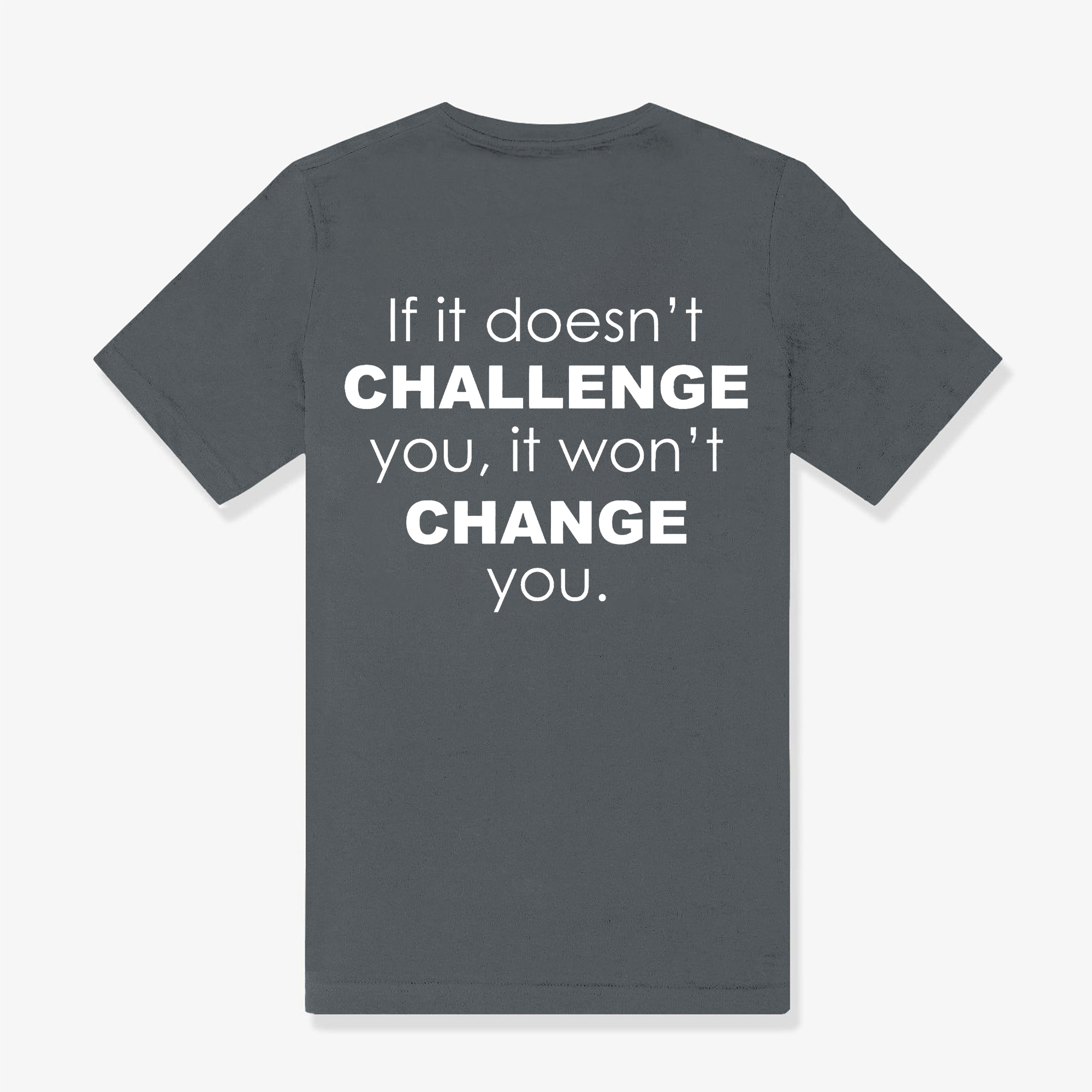 If It Doesn't Challenge You, It Won't Change You Printed Women's T-shirt