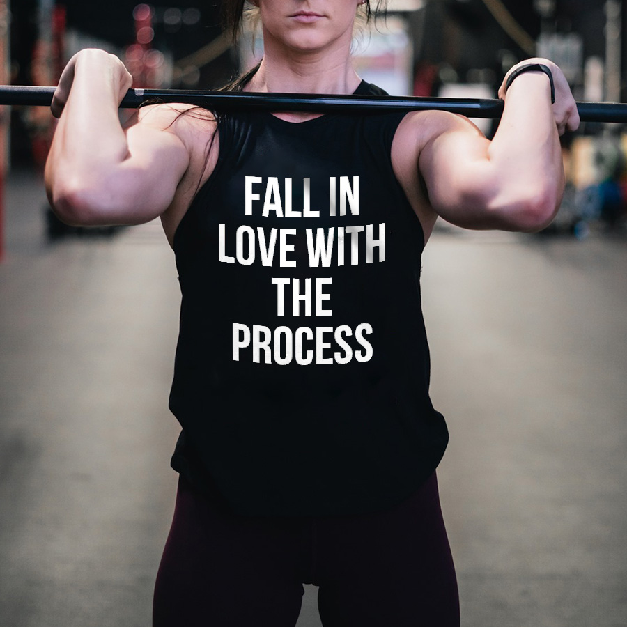 Fall In Love With The Process Print Women's Vest
