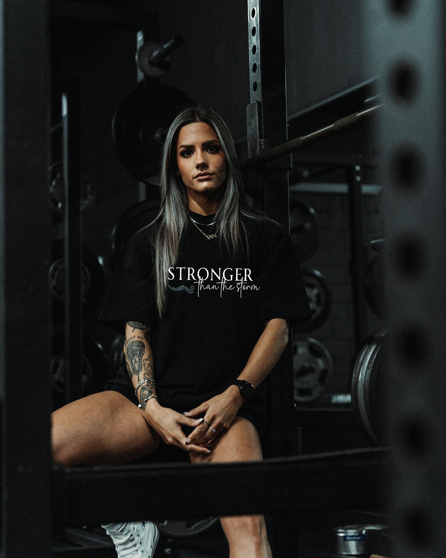 Stronger Than The storm Print Women's T-shirts