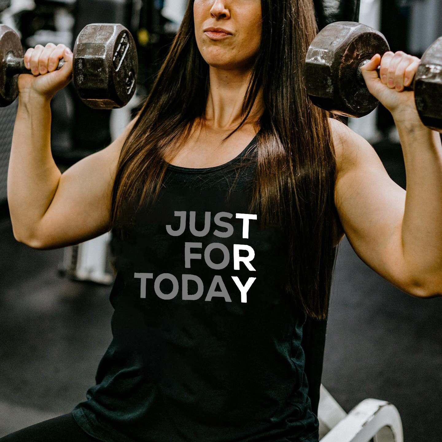 Just For Today Try Printed Women's Vest-traneing