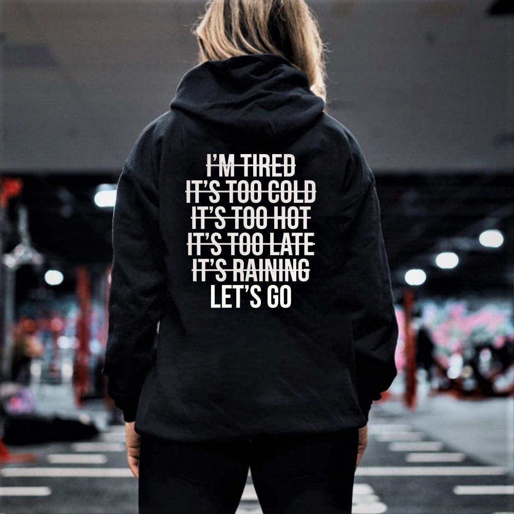 Let's Go Printed Women's Hoodie