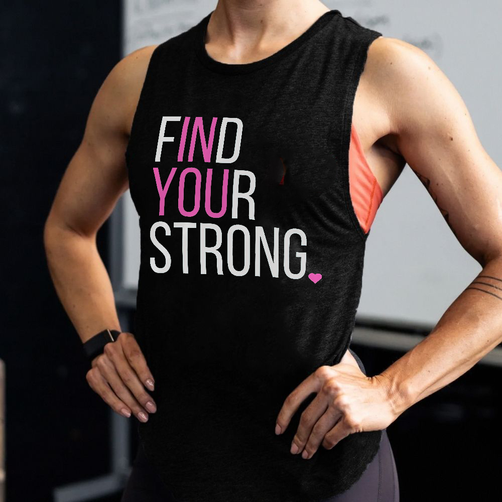 Find Your Strong Printed Women's Vest