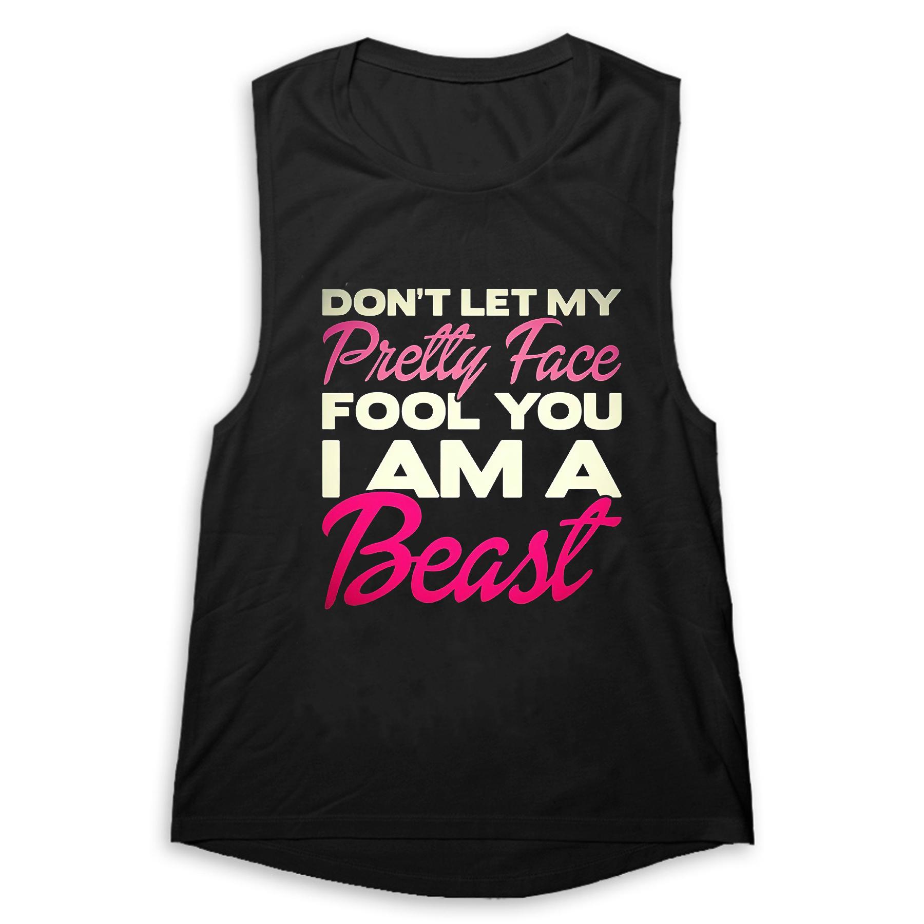 Don't Let My Pretty Face Fool You Print Women's Vest