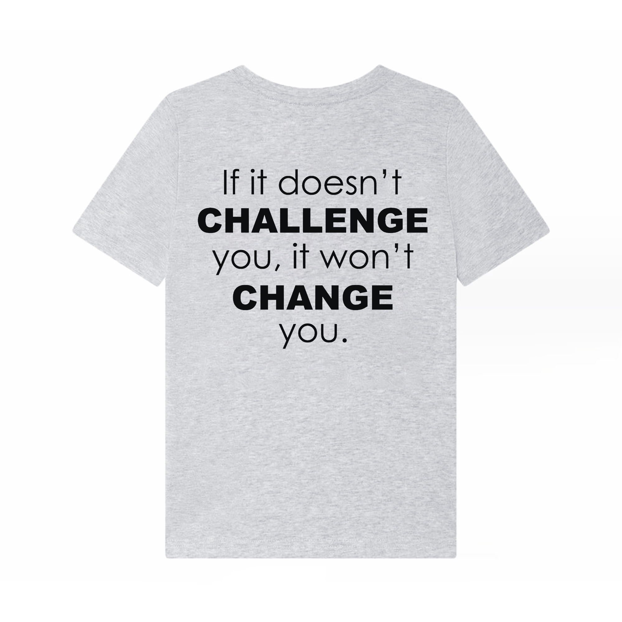 If It Doesn't Challenge You, It Won't Change You Printed Women's T-shirt
