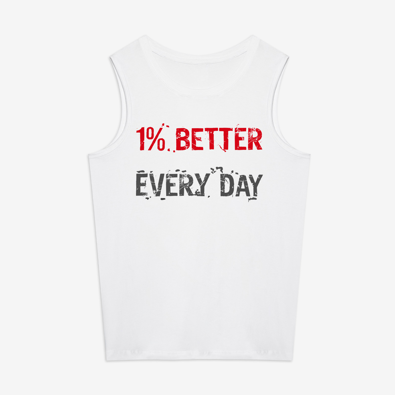 1% Better Every Day Printed Women's Vest
