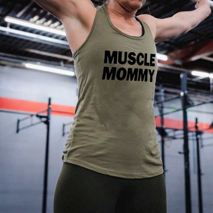 Muscle Mommy Printed Women's Tank Top