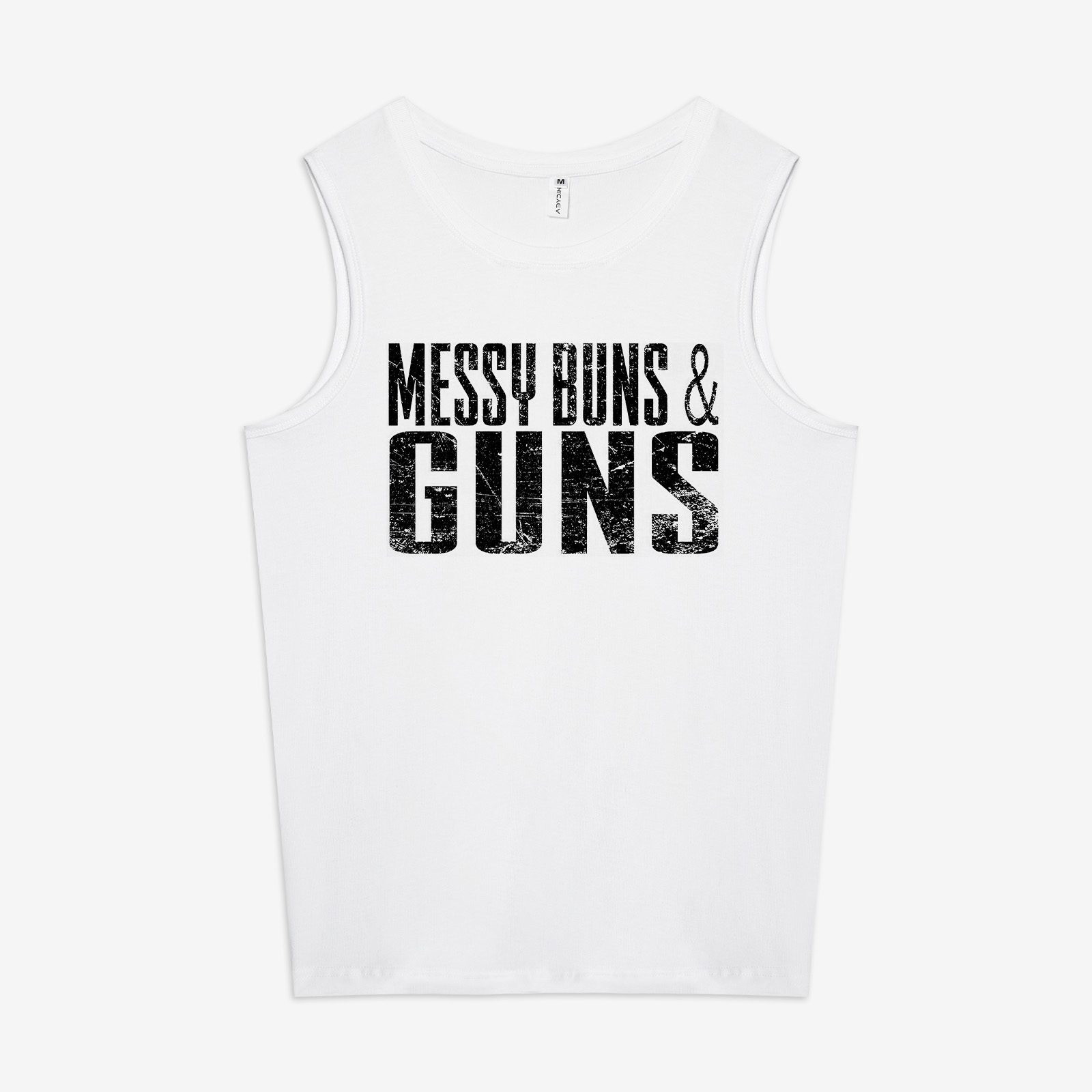 Messy Buns & Guns Printed Women's Vest