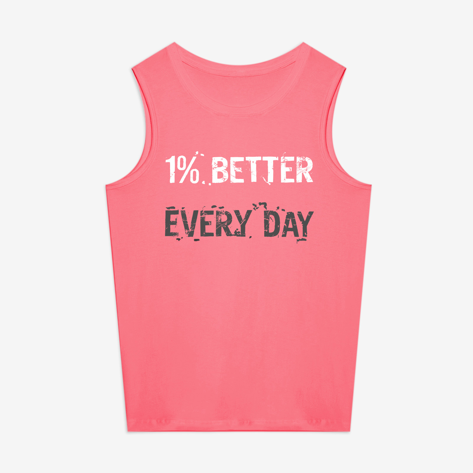 1% Better Every Day Printed Women's Vest