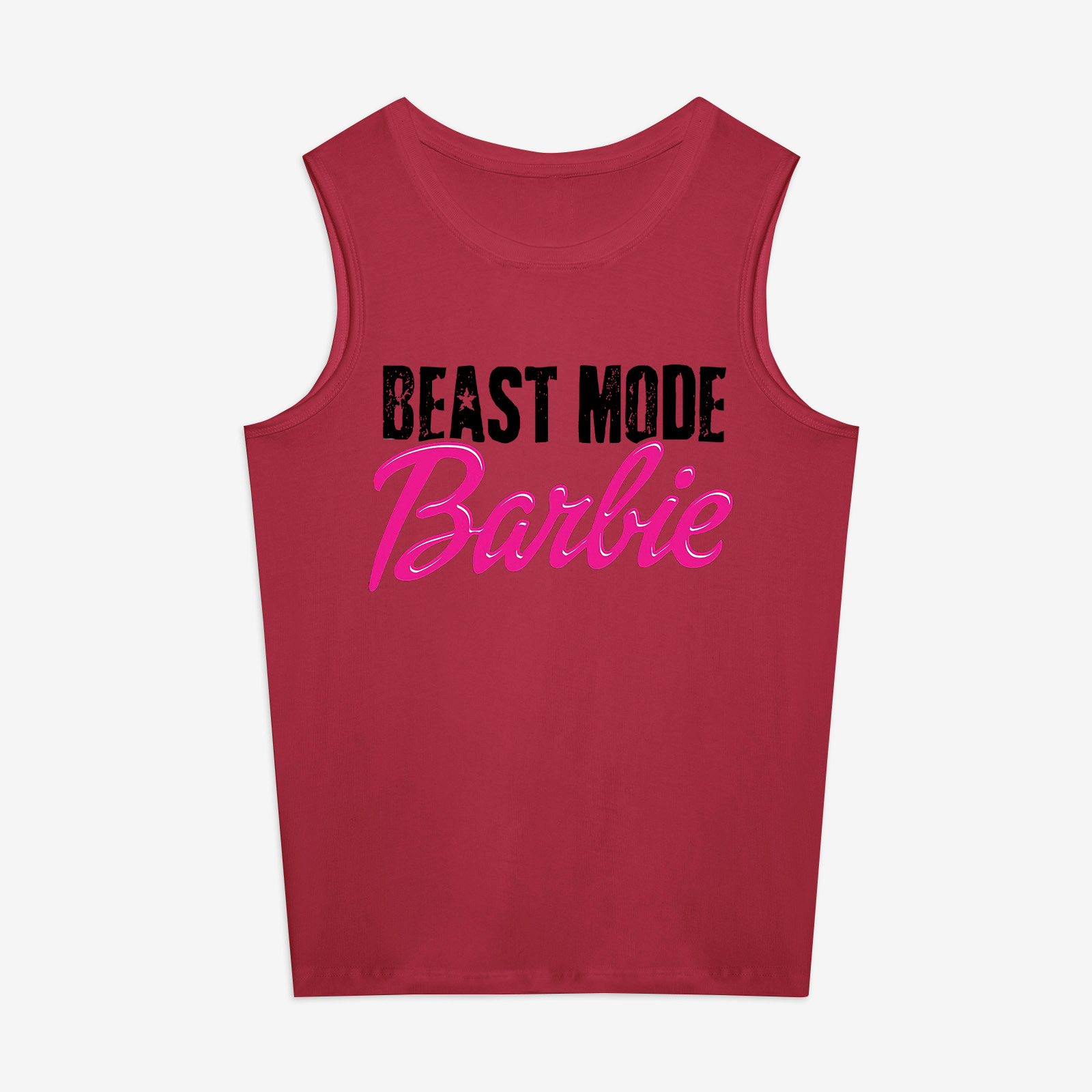 Beast Mode Barbie Print Women's Vest