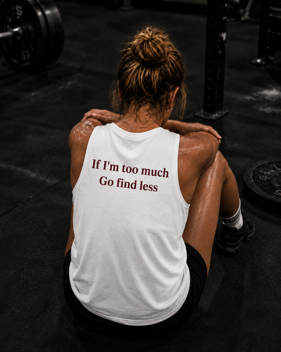 If I'm Too Much Go Find Less Printed Women's Vest