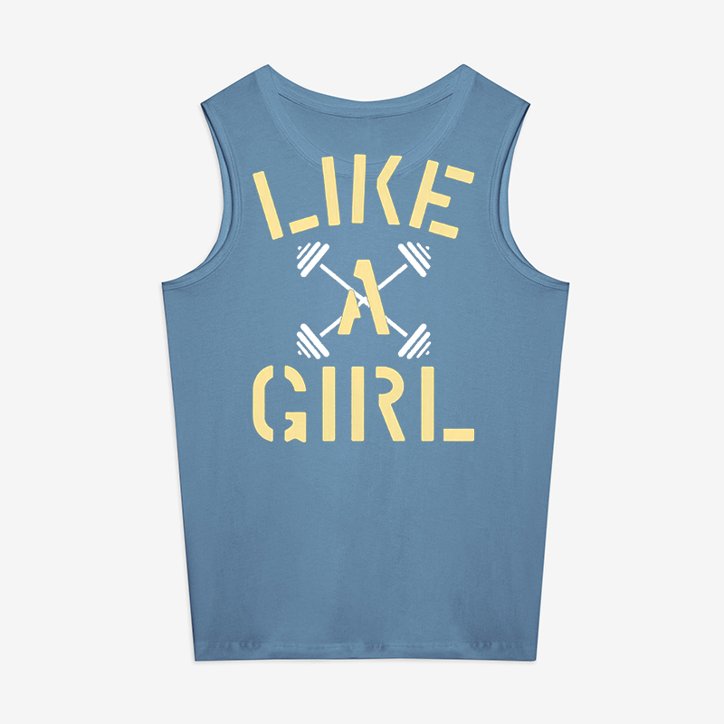Like A Girl Printed Women's Vest