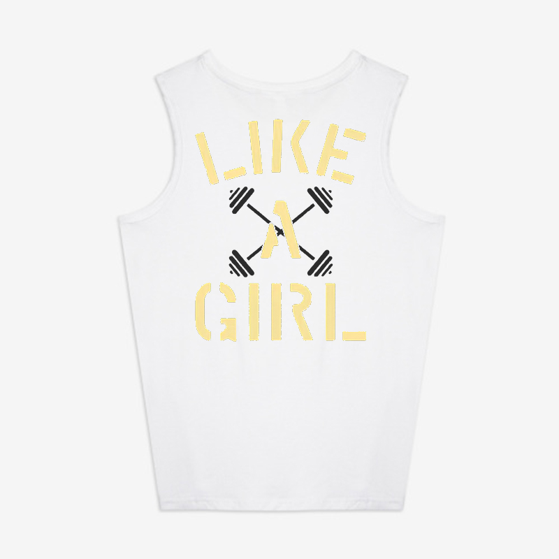 Like A Girl Printed Women's Vest