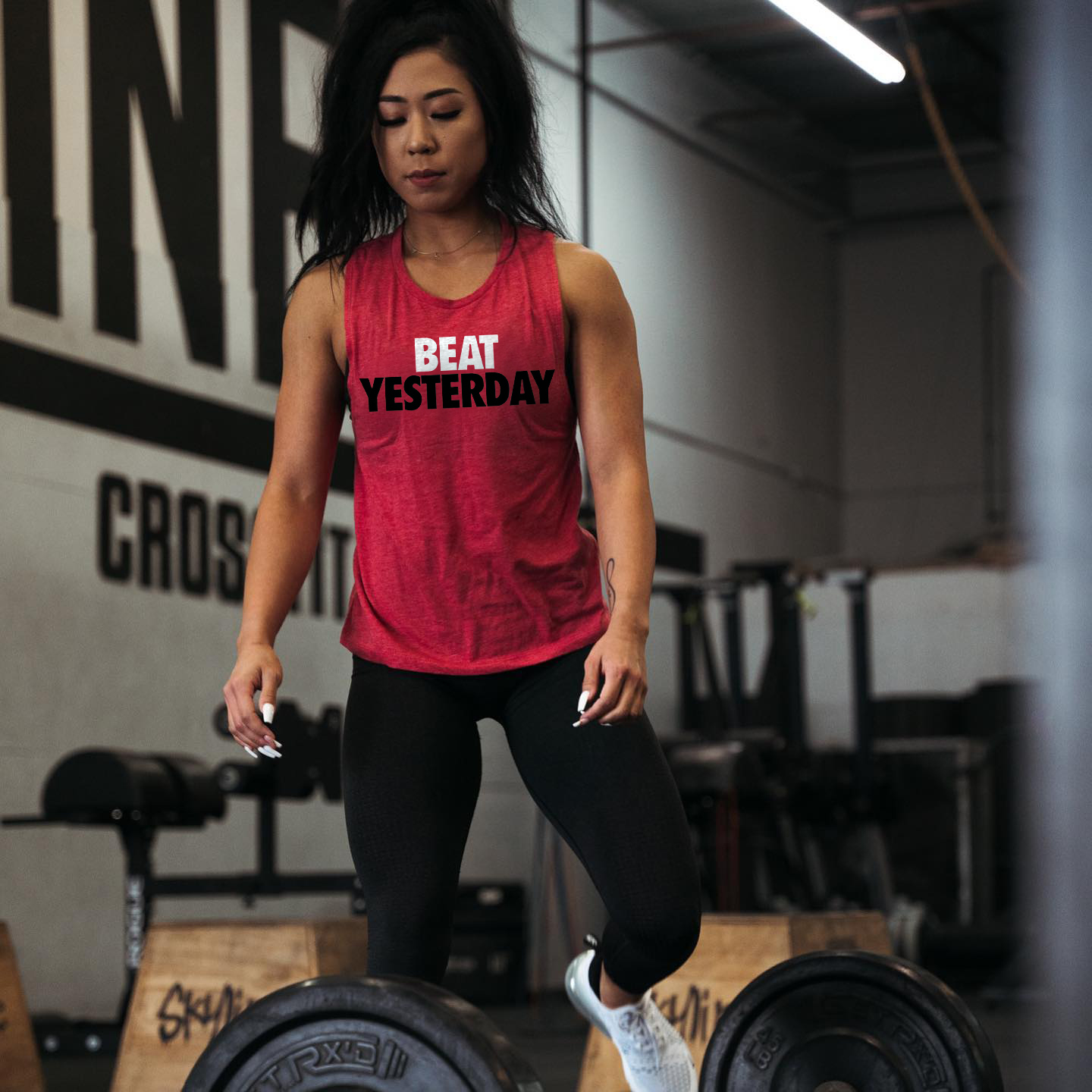 BEAT YESTERDAY Printed Women's Vest