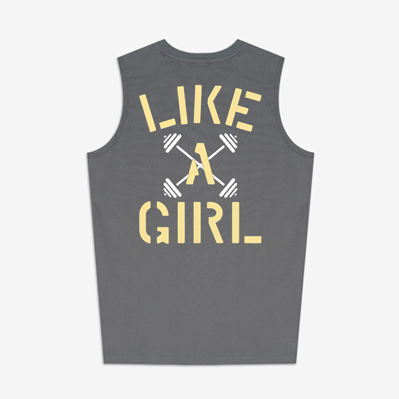 Like A Girl Printed Women's Vest