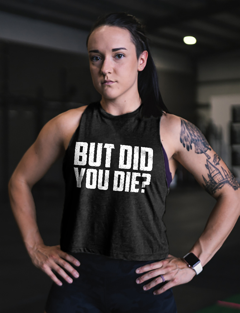 But Did You Die? Printed Women's Vest
