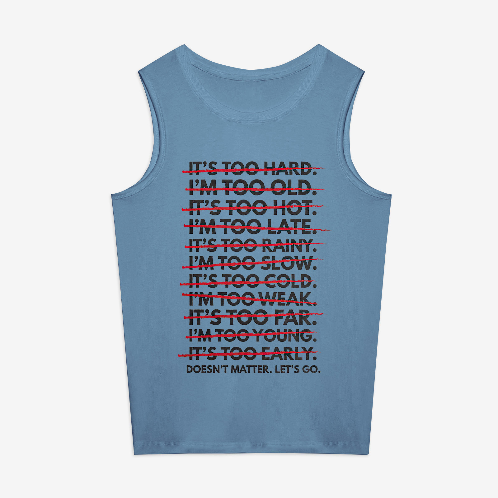 Doesn't Matter. Let's Go Printed Women's Vest