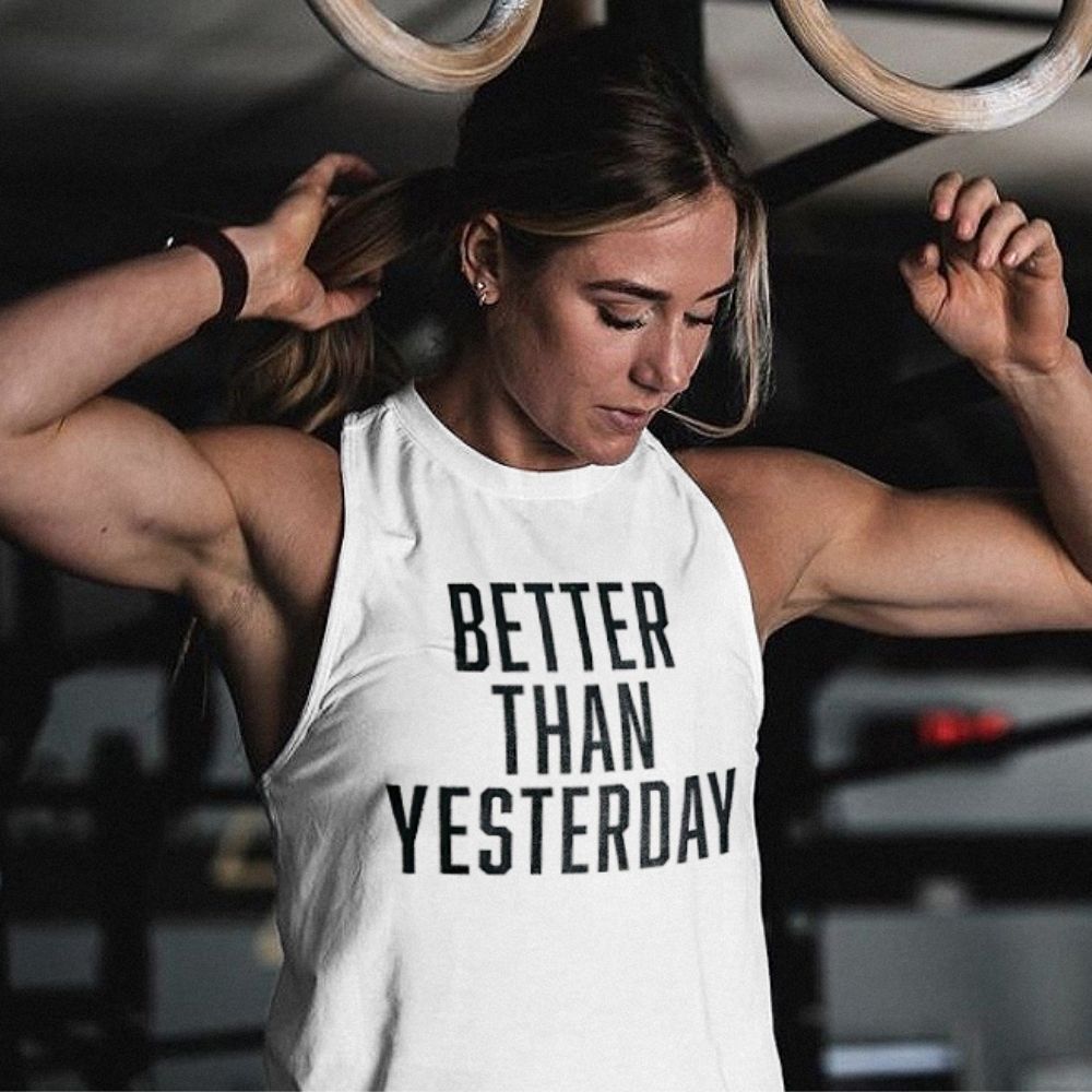 Better Than Yesterday Printed Women's Vest
