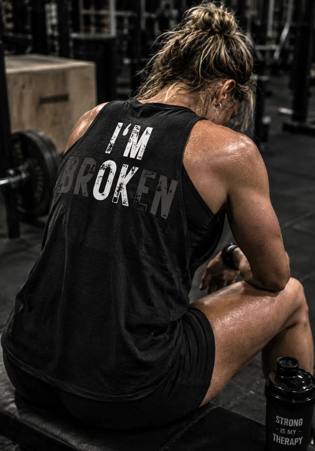 I'm Ok I'm Broken Printed Women's Vest