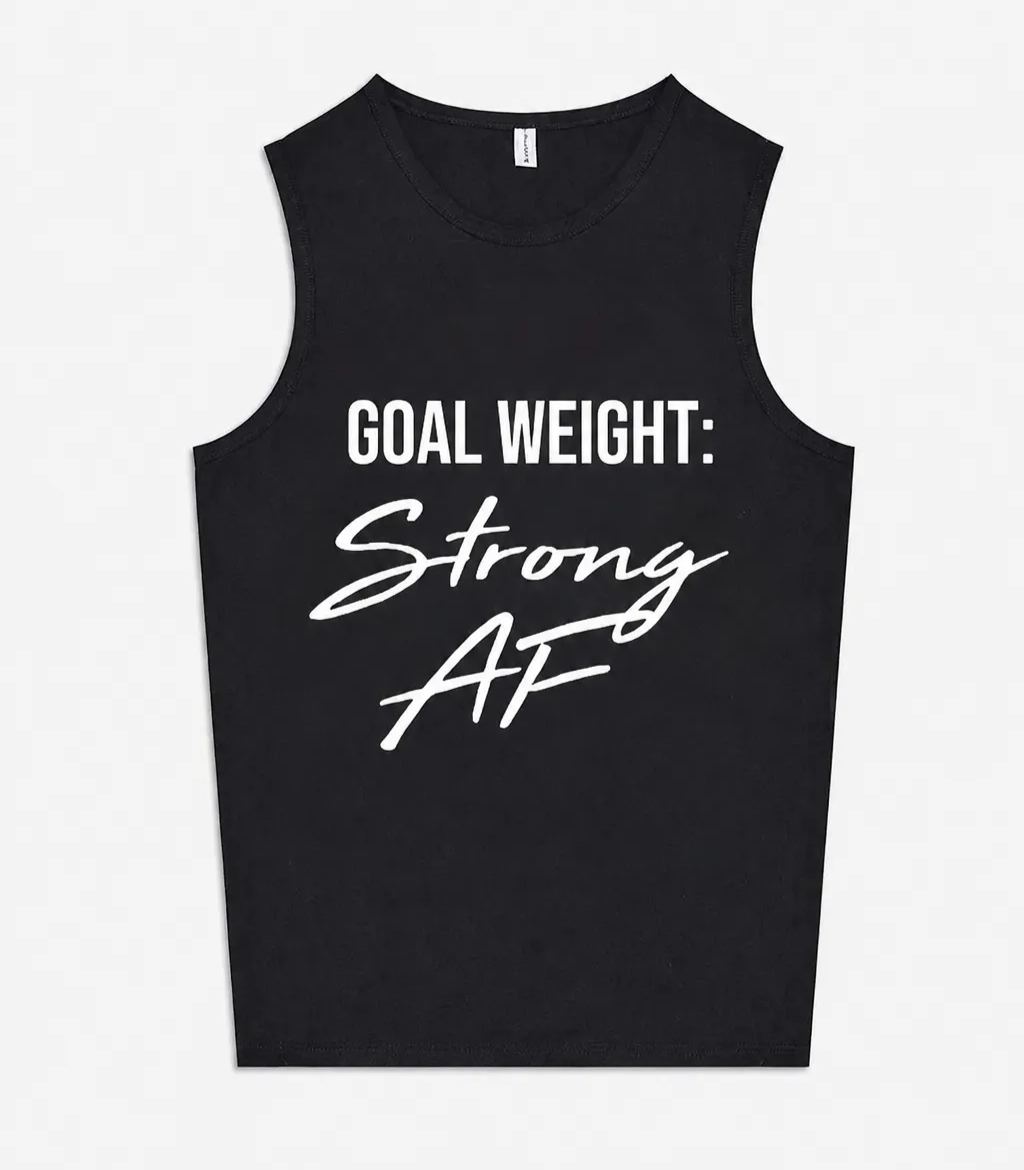 GOAL WEIGHT:STRONG AF Women's Vest