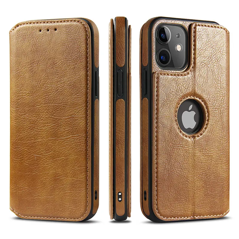 Magnetic Flip Leather Phone Case For IPhone