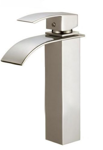 Wovier Bathroom Faucet with Supply Hose,Single Handle Single Hole Vessel Faucet W8227-14