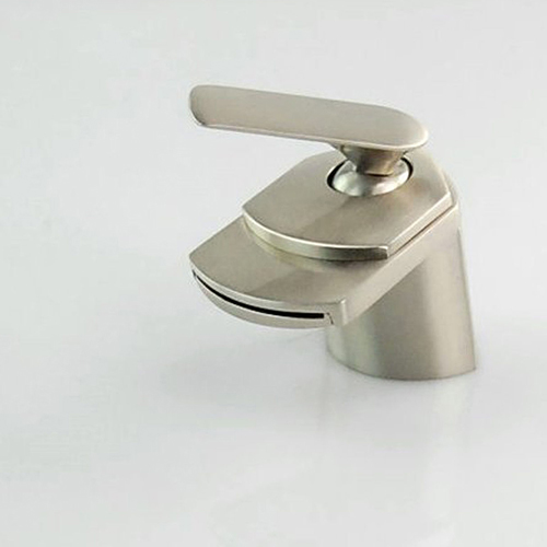 Wovier Waterfall Bathroom Sink Faucet,Single Handle Single Hole Faucet-W8222-8