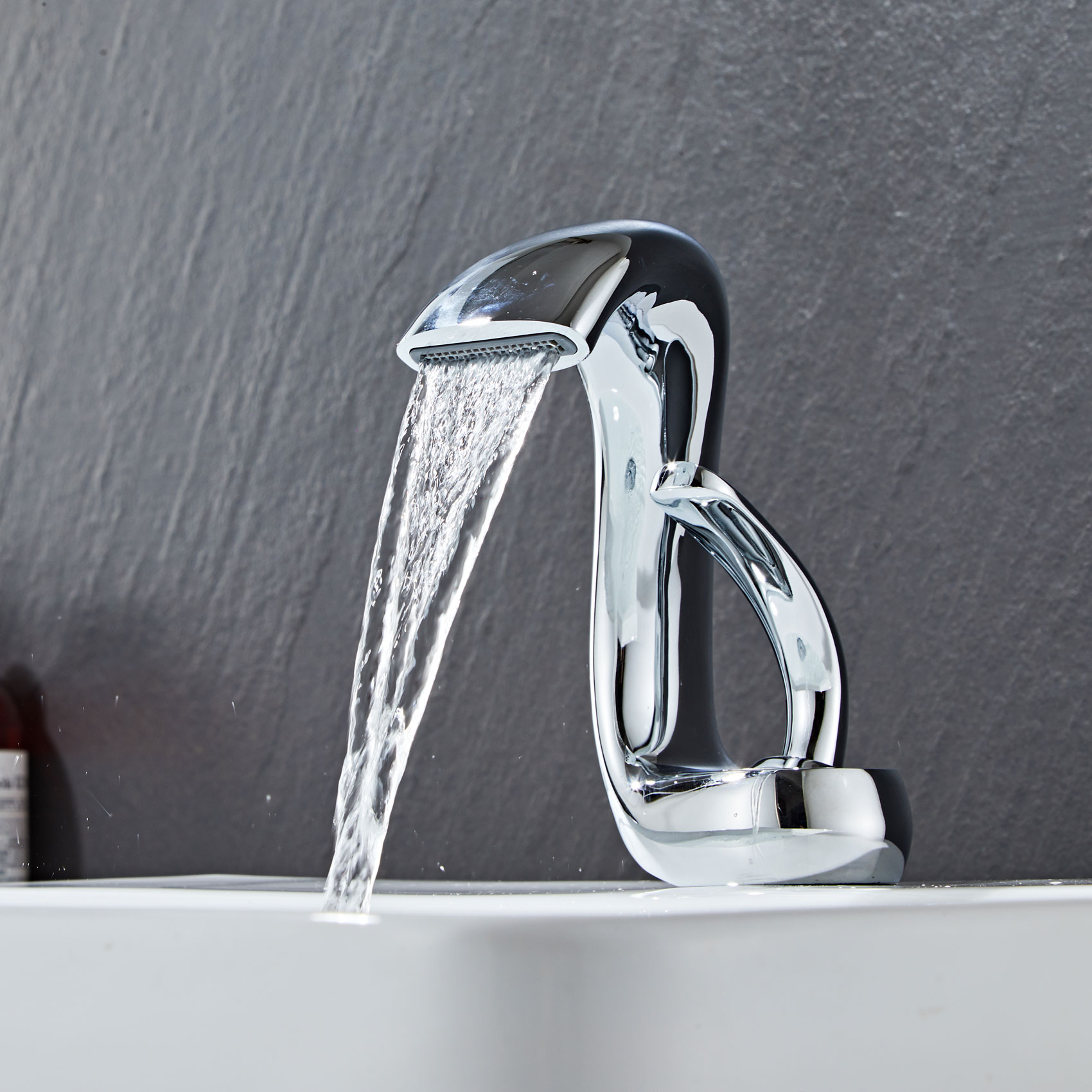 Wovier Bathroom Sink Faucet with Supply Hose,Single Handle Single Hole Lavatory Faucet W8345-7