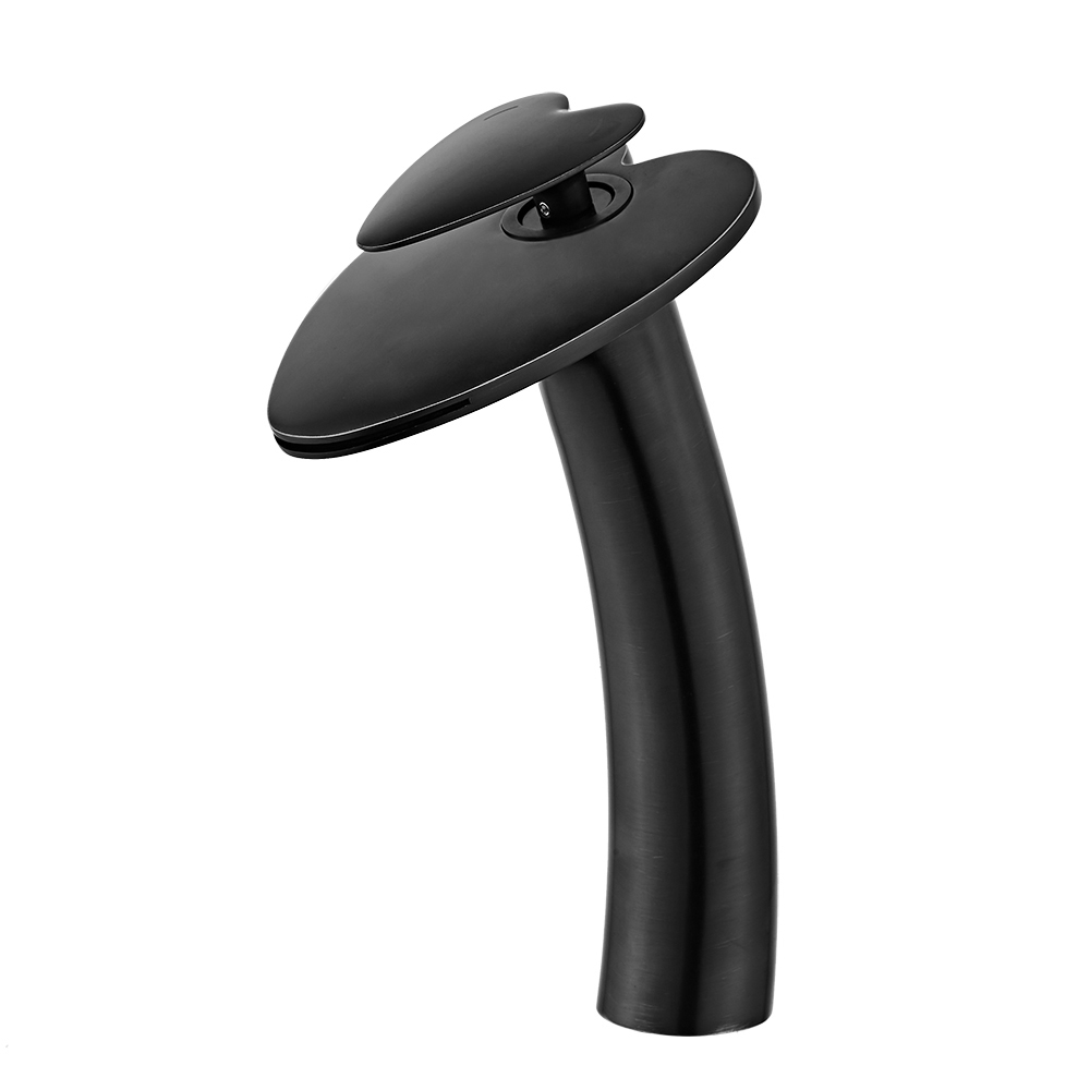 Wovier Waterfall Vessel Faucet, Single Handle Single Hole Bathroom Faucet - w8205-6