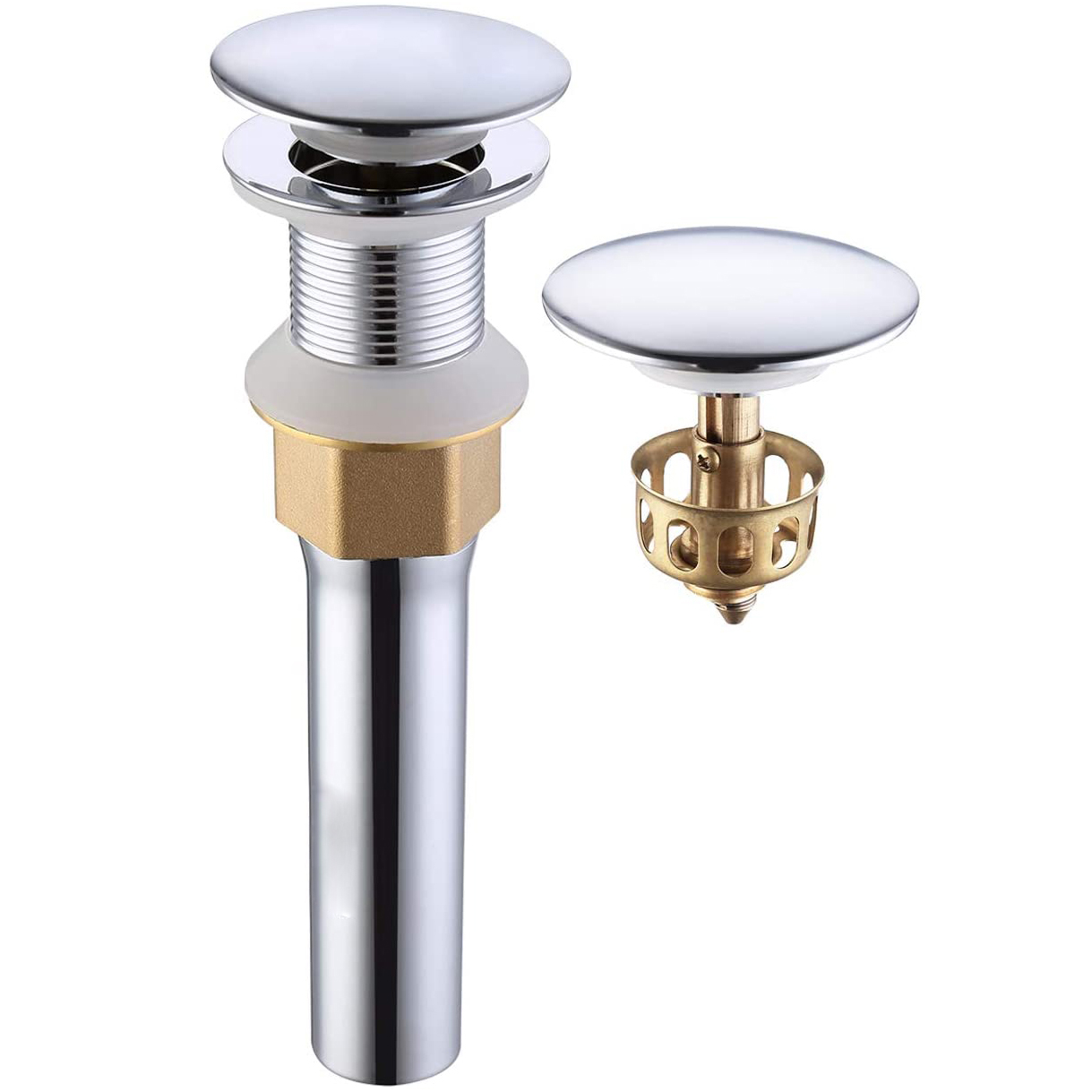 Sink Drain, Bathroom Vessel Vanity Sink Pop Up Drain – Wovier drian w1 -3