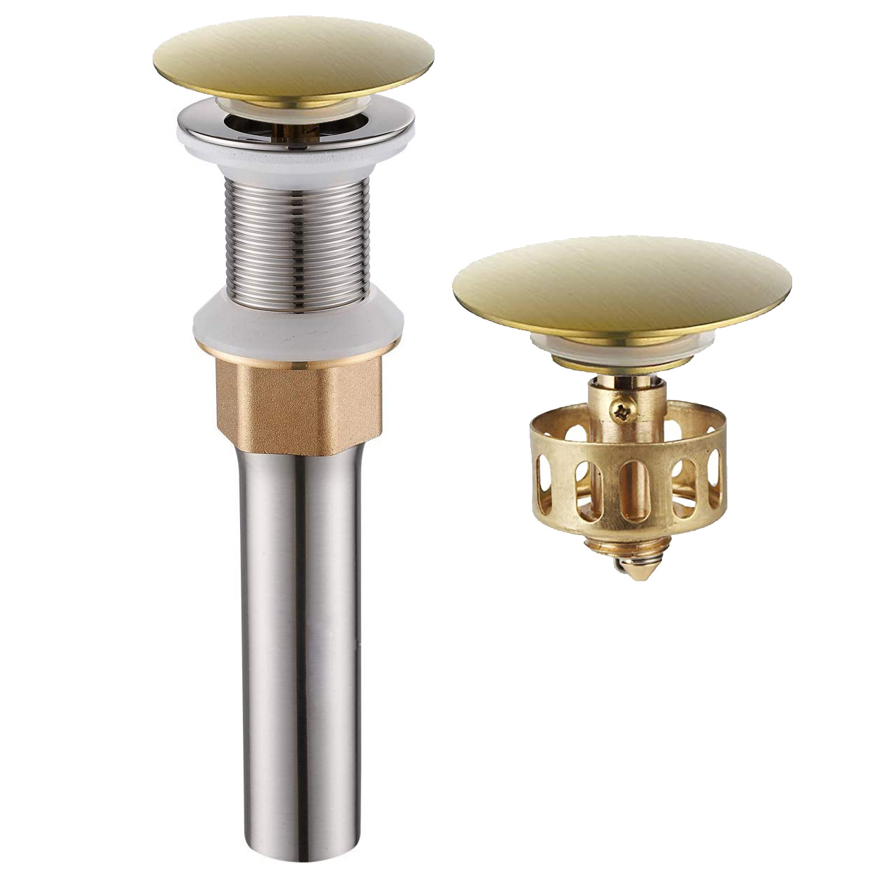 Sink Drain, Bathroom Vessel Vanity Sink Pop Up Drain – Wovier drian w1 -2