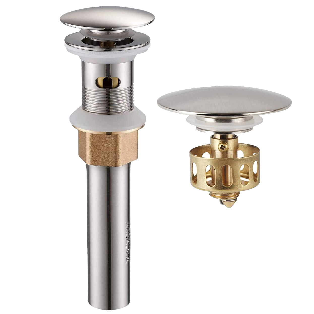 Sink Drain, Bathroom Vessel Vanity Sink Pop Up Drain – Wovier drian w1 -5