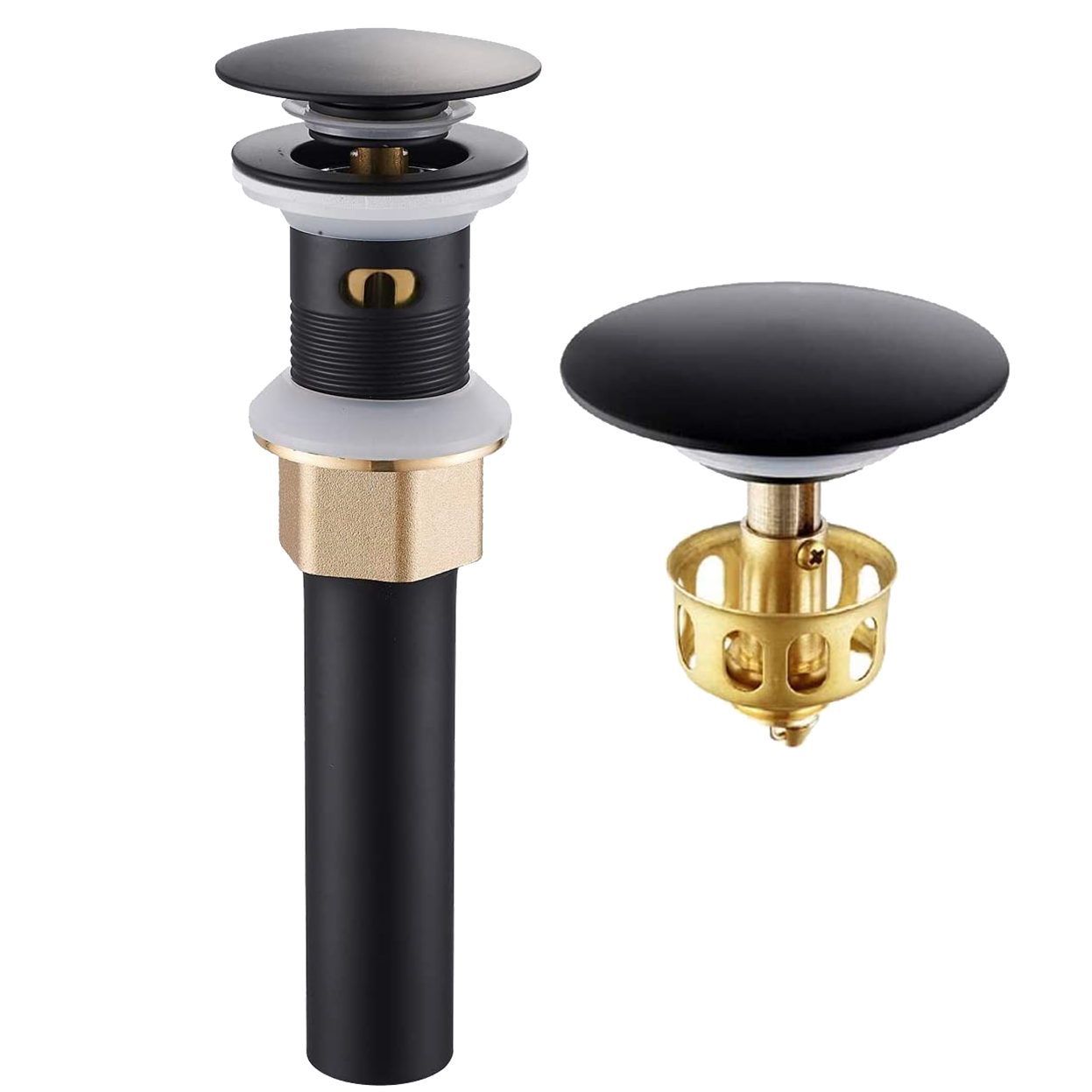 Sink Drain, Bathroom Vessel Vanity Sink Pop Up Drain – Wovier drian w1 - 8