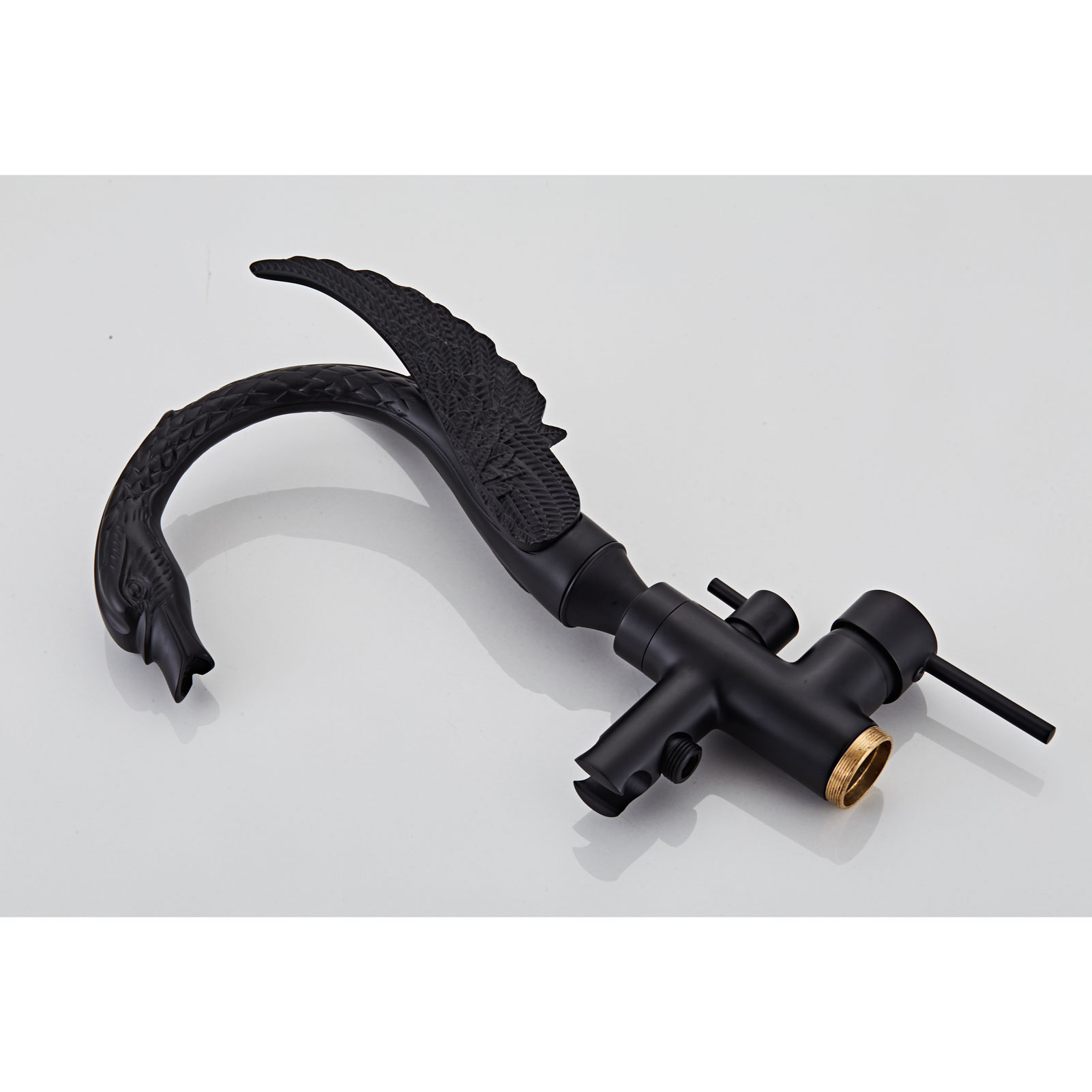 Wovier Floor Mounted Tub Filler Faucet, Freestanding Bathtub Faucet with Hand Shower W8781