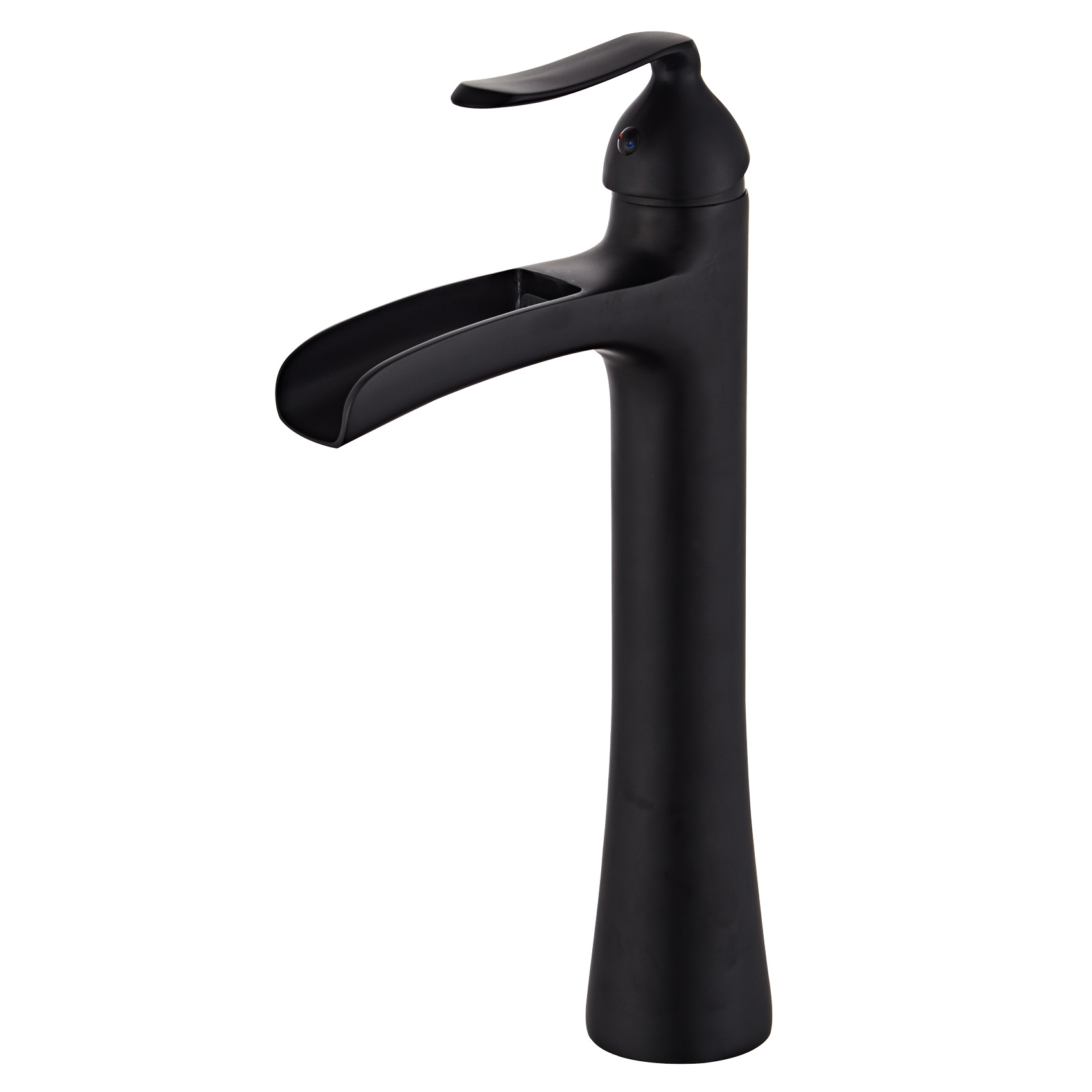 Wovier Waterfall Vessel Faucet, Single Handle Single Hole Bathroom Faucet - w8237-5
