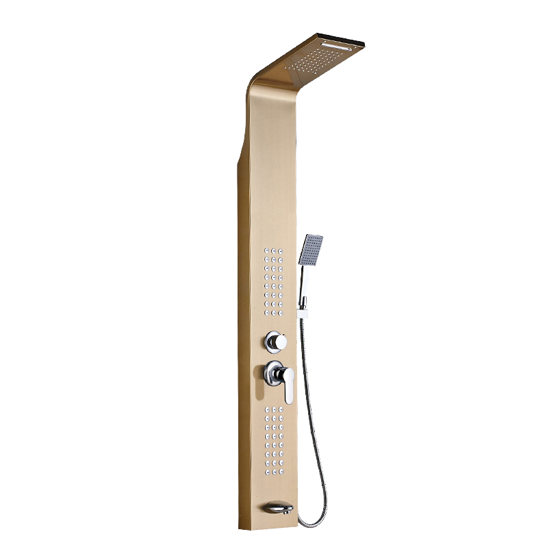 Wovier Shower Panel,Shower System Rain Dual Shower Combo Handheld Sprayer W8899-1