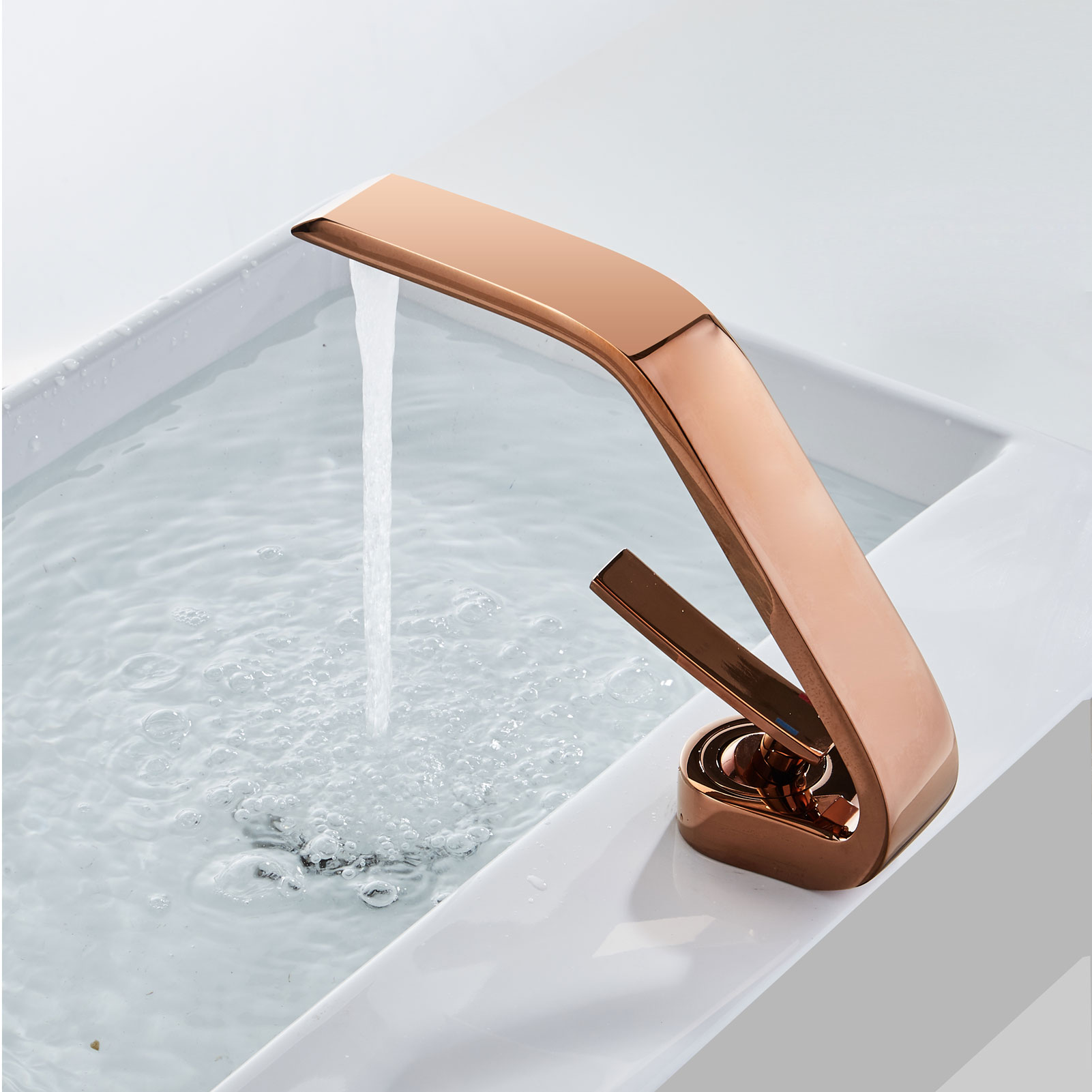 Wovier Bathroom Sink Faucet with Supply Hose,Single Handle Single Hole Lavatory Faucet W8348-14