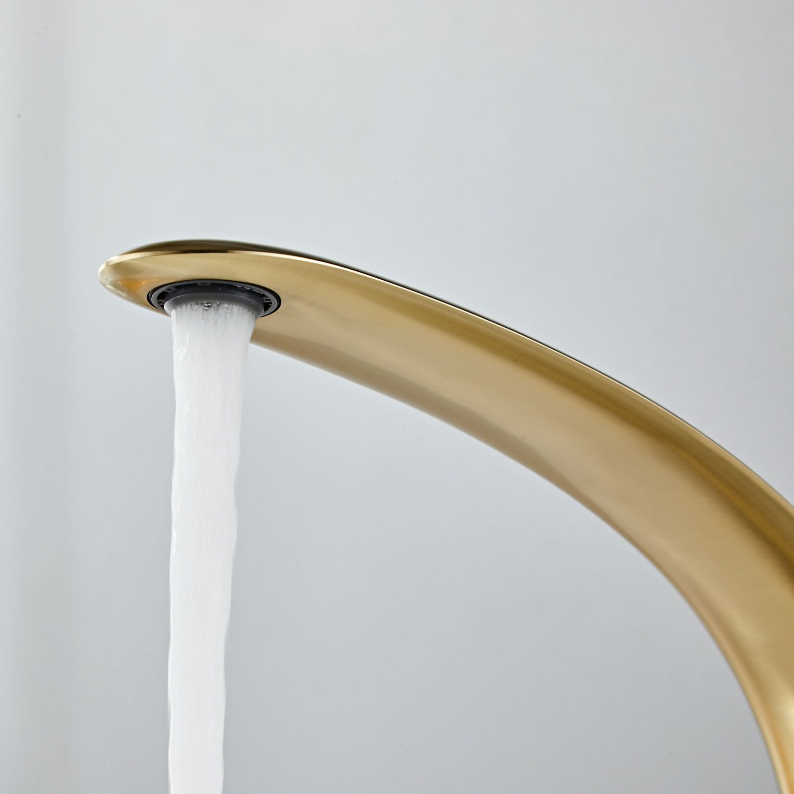 Wovier Bathroom Sink Faucet with Supply Hose,Single Handle Single Hole Lavatory Faucet W8349-19