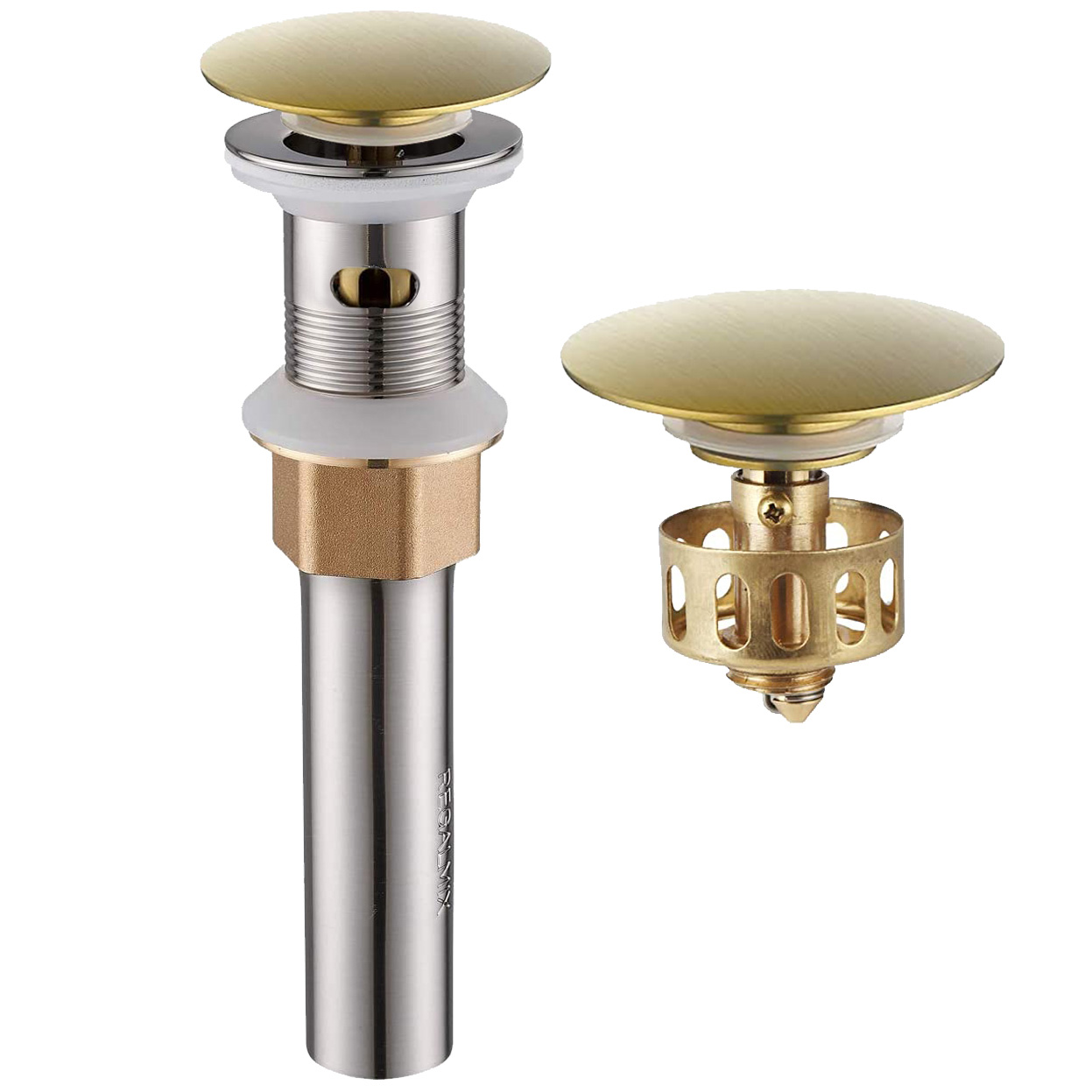 Sink Drain, Bathroom Vessel Vanity Sink Pop Up Drain – Wovier drian w1 -6