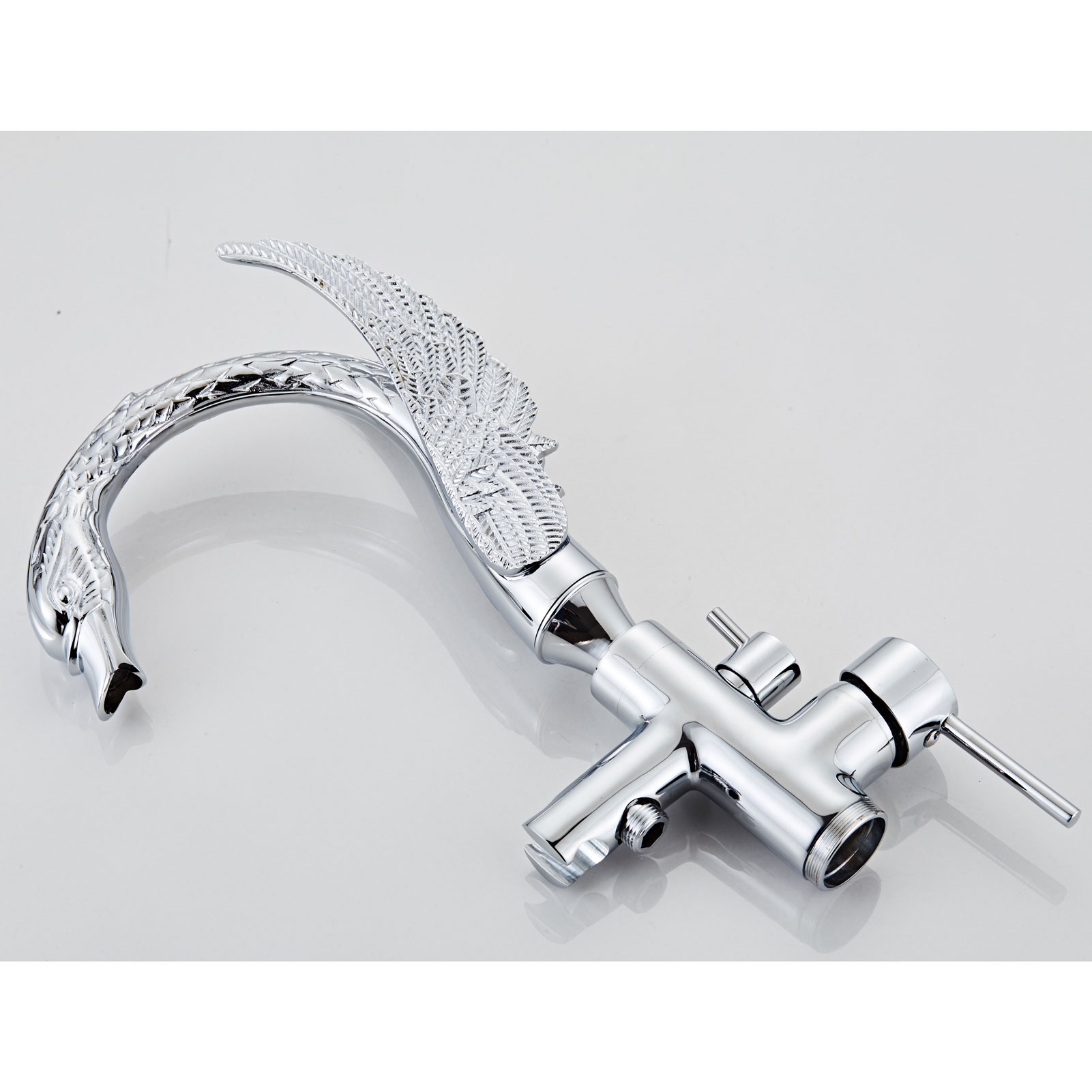 Wovier Floor Mounted Tub Filler Faucet, Freestanding Bathtub Faucet with Hand Shower W8781