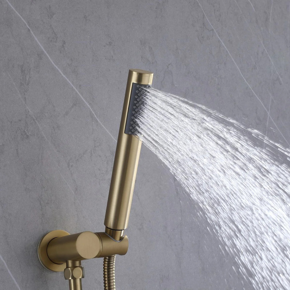 Wovier Shower System Rain Shower Handheld Sprayer with Shower Hose - W8815-6