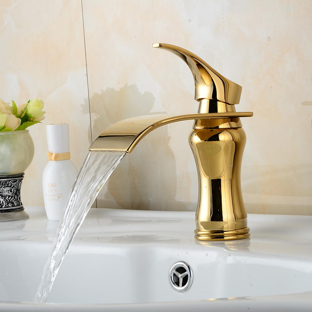 Wovier Bathroom Sink Faucet with Supply Hose,Single Handle Single Hole Lavatory Faucet W8242-8