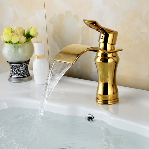 Wovier Bathroom Sink Faucet with Supply Hose,Single Handle Single Hole Lavatory Faucet W8244-15