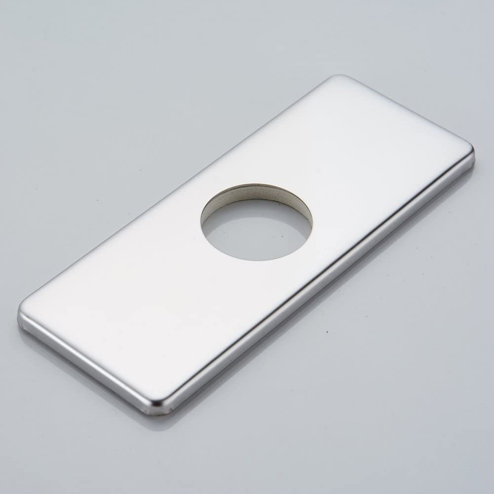 Wovier Faucet Plate Escutcheon, Holes Cover Deck Plate – 5