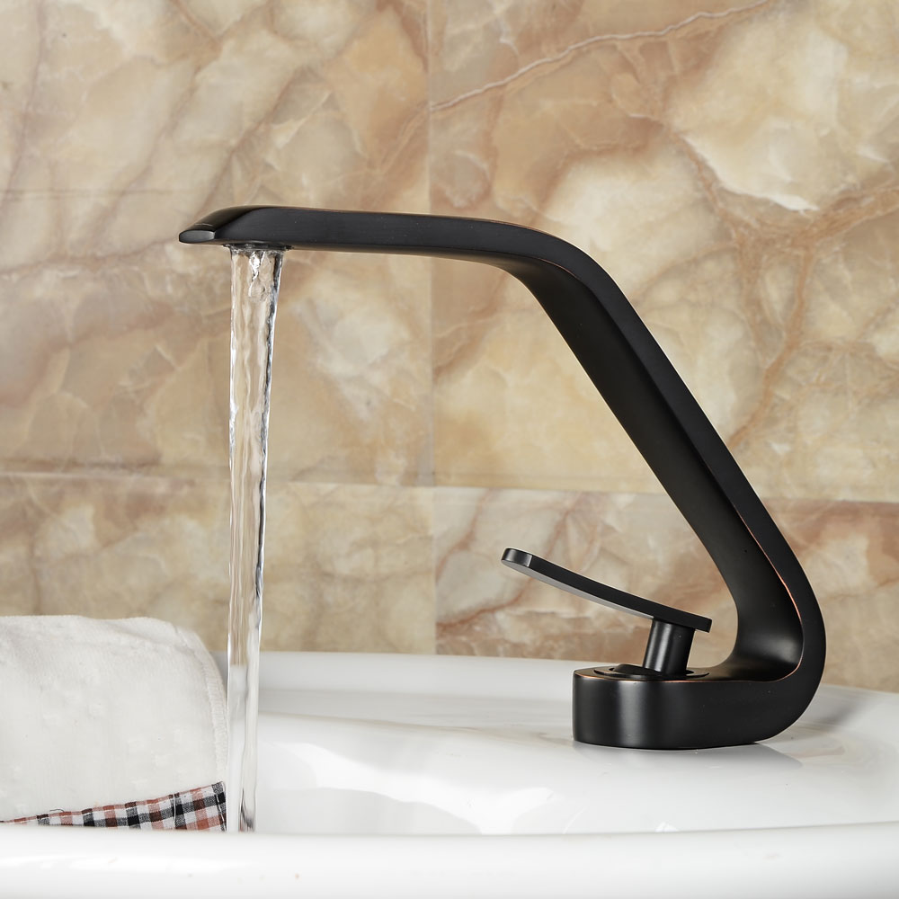 Wovier Bathroom Sink Faucet with Supply Hose,Single Handle Single Hole Lavatory Faucet W8348-20